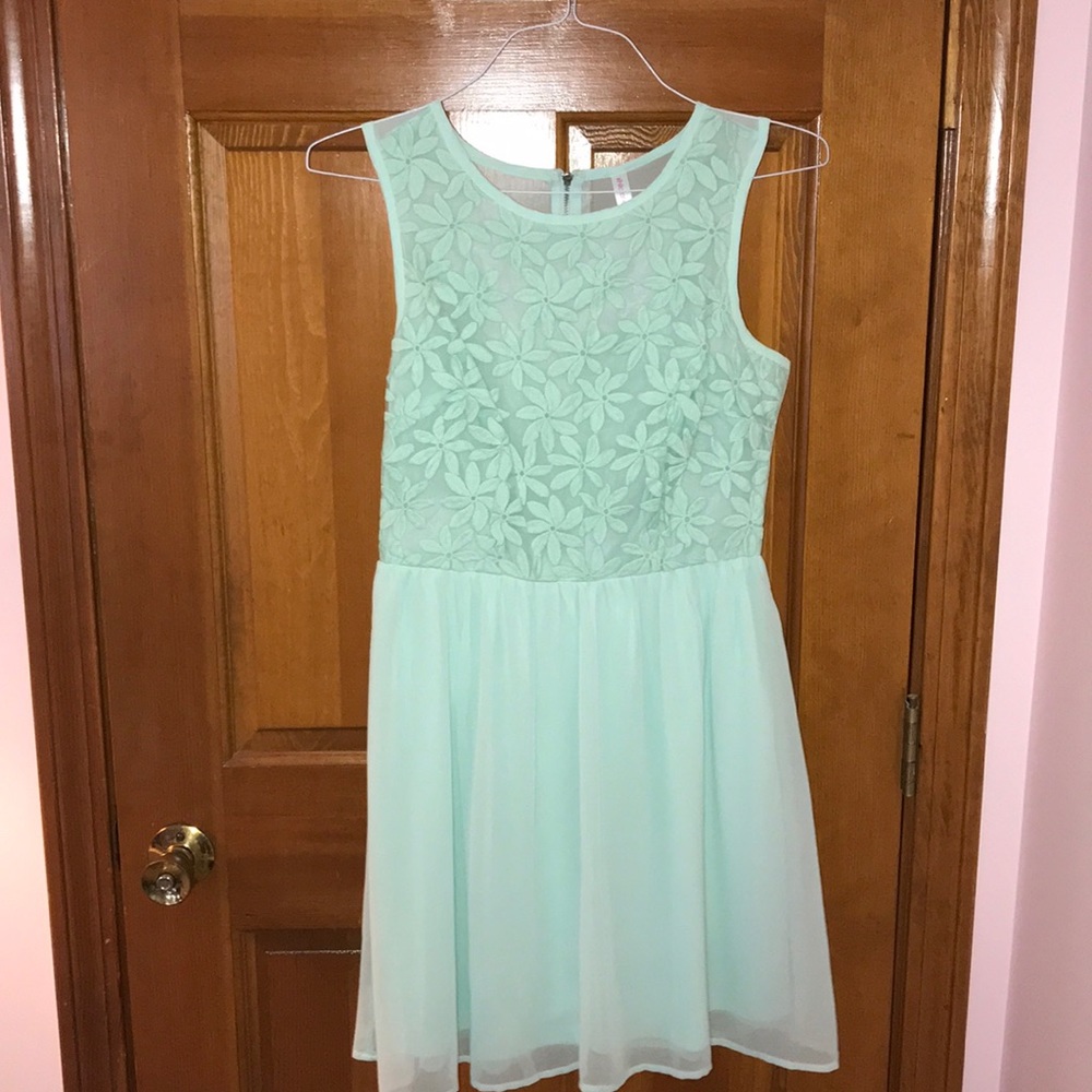 Mint Green Dress